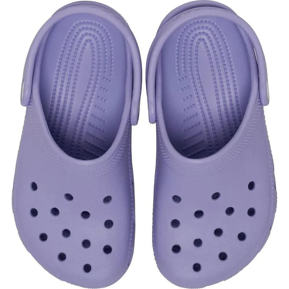 Crocs Kids' Purple Crocsfunlab Buzz Woody Clogs Pull On Ankle Straps Shoes